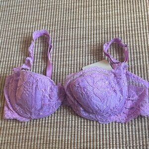 NWT La Perla Lace Bra - Lavender 36B